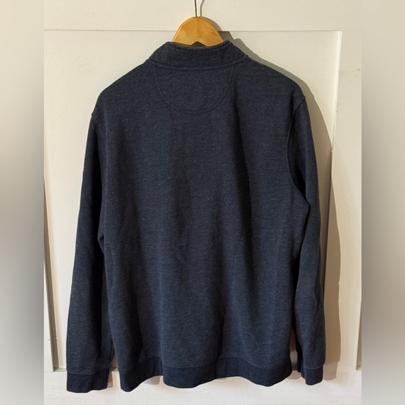 Croft & Barrow Dark Blue Quarter-Zip Pullover - Picture 4 of 4